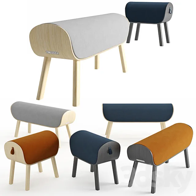 Bench Rodeo 10 3D Model