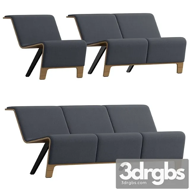 Bench Sellex Back 3D Model Free