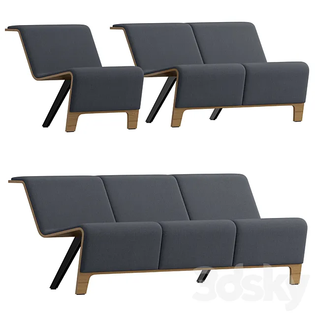 Bench Sellex Back 3DModel