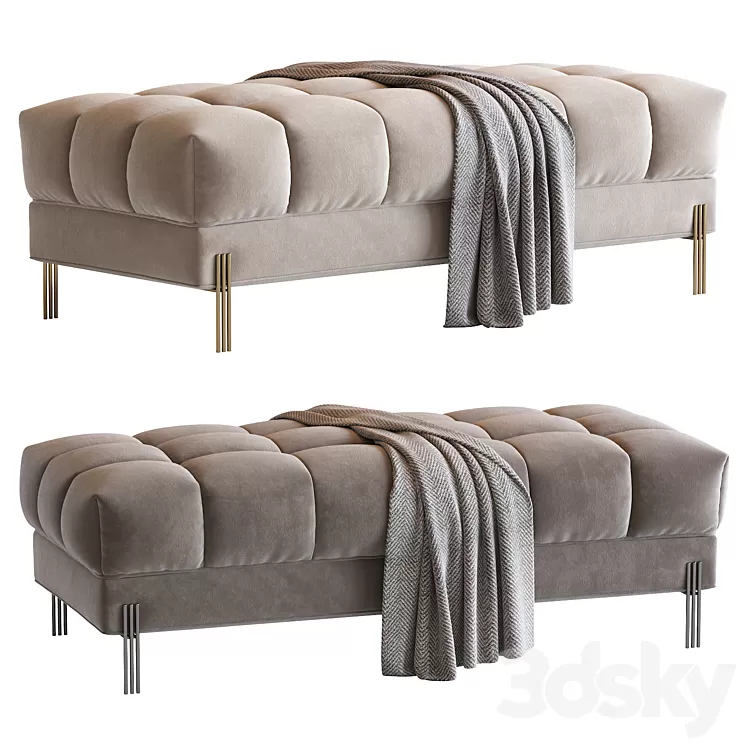 Bench sienna 3D Model