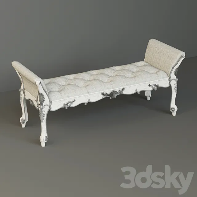 Bench Silvano Grifoni 3D Model