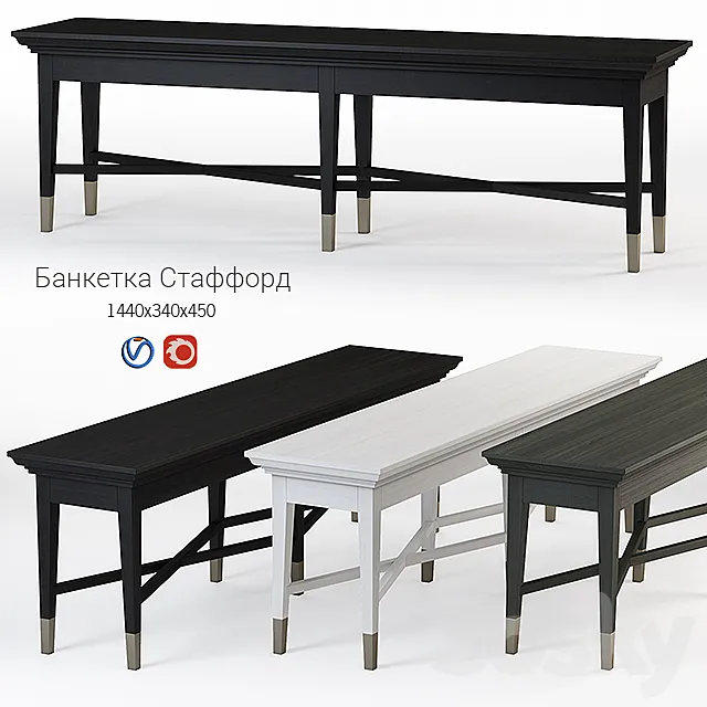 Bench Stafford 3DModel