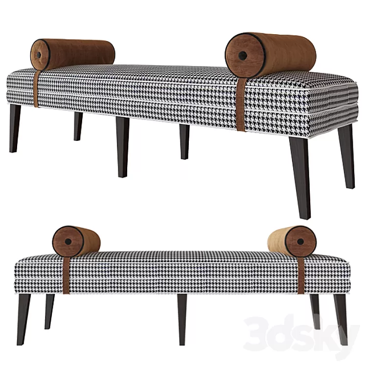Bench Twiggy Rooma Design 3D Model