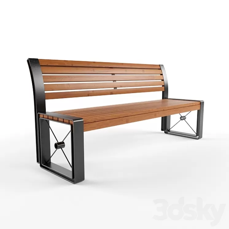 Bench "Valentina" 3D Model