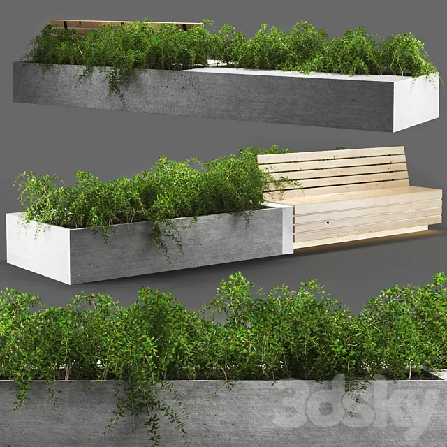 bench349 3D Model