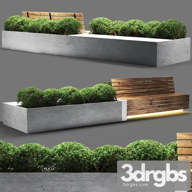 Bench711 3D Model Download