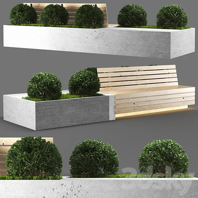 bench939 3D Model