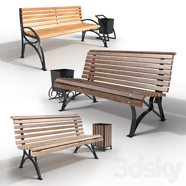 benches and urns Free Download