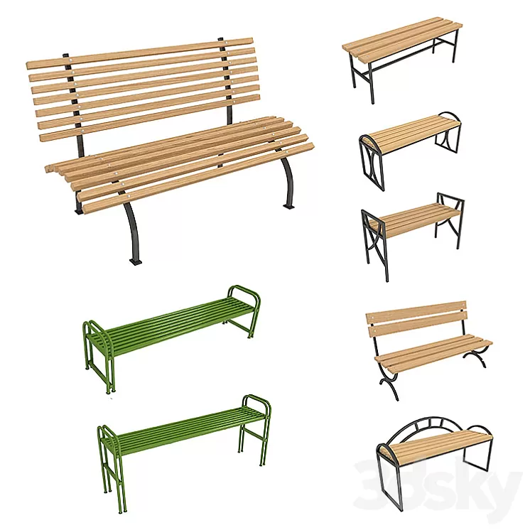 Benches benches 3D Model