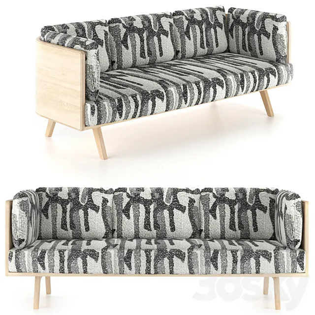 Benchmark sage low sofa 3DModel