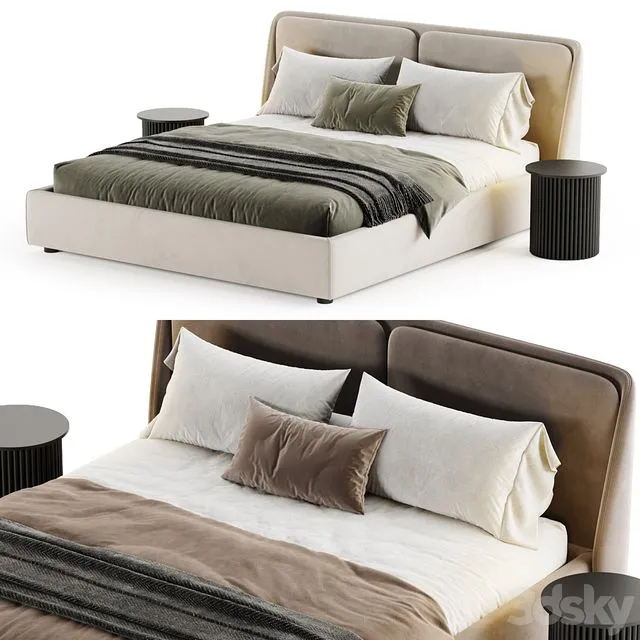 Bend Bed Ditre Italia 3D Model