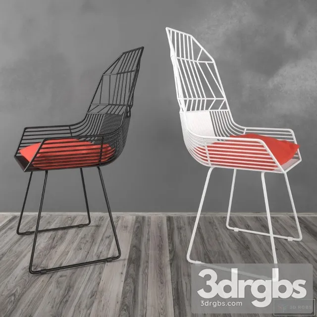 Bend Lucy Wire Chair 3D Model Free