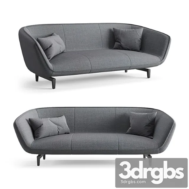 Benedict sofa 2 3D Model Download