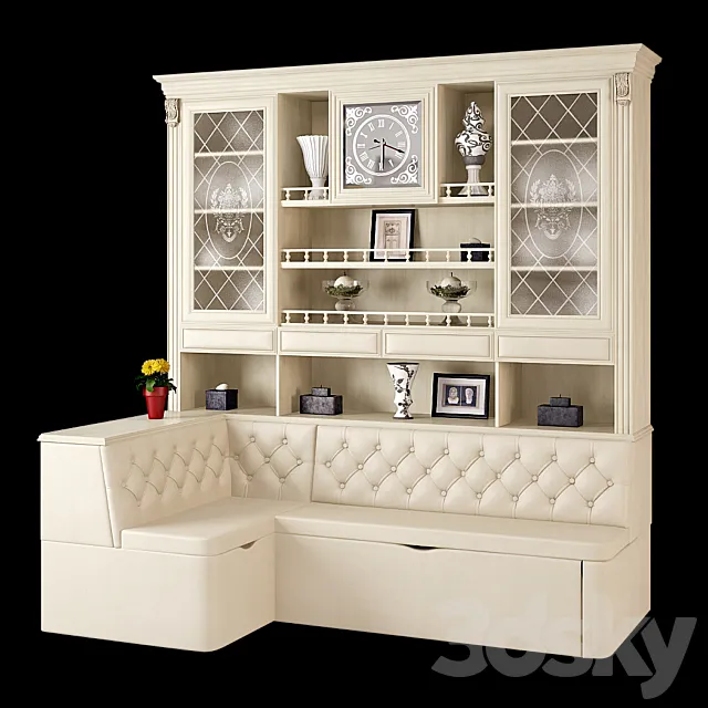 Benefit of furniture B7-1-1LU buffet 3DModel