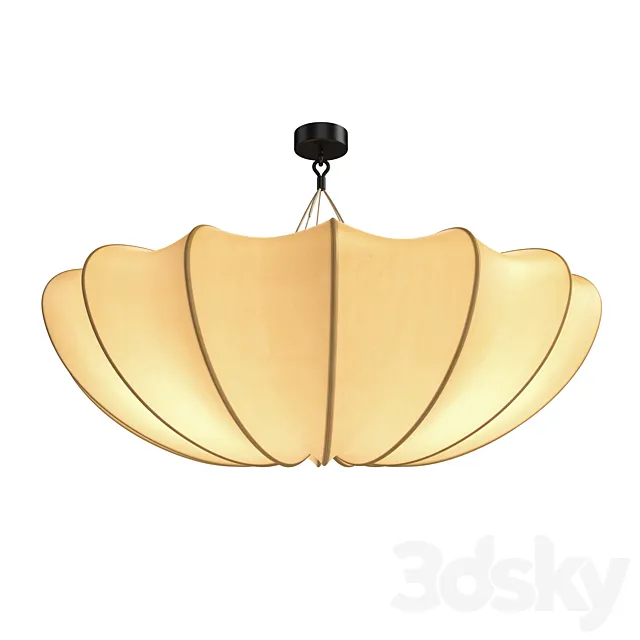 Benitier silk ceiling 3D Model