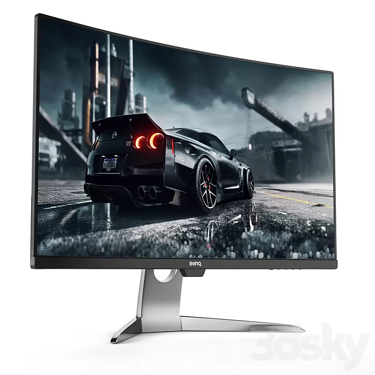 BenQ EX3203R 31.5 Monitor 3D Model
