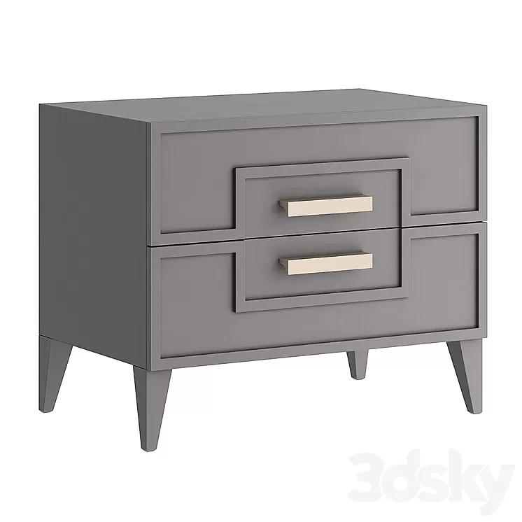 Benson bedside table 3D Model Free