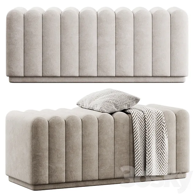 Bente Bench by Eichholtz 3D Model