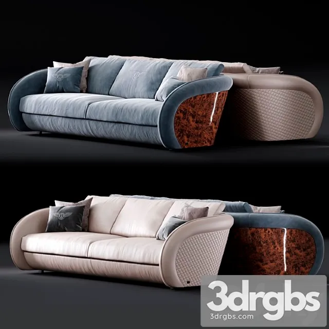 Bentley beaumont sofa 2 3D Model Free