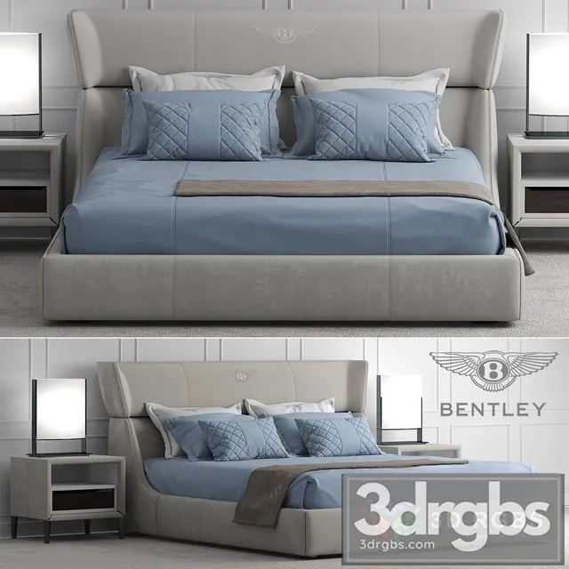 Bentley Home Lancaster Bed 3D Model Free