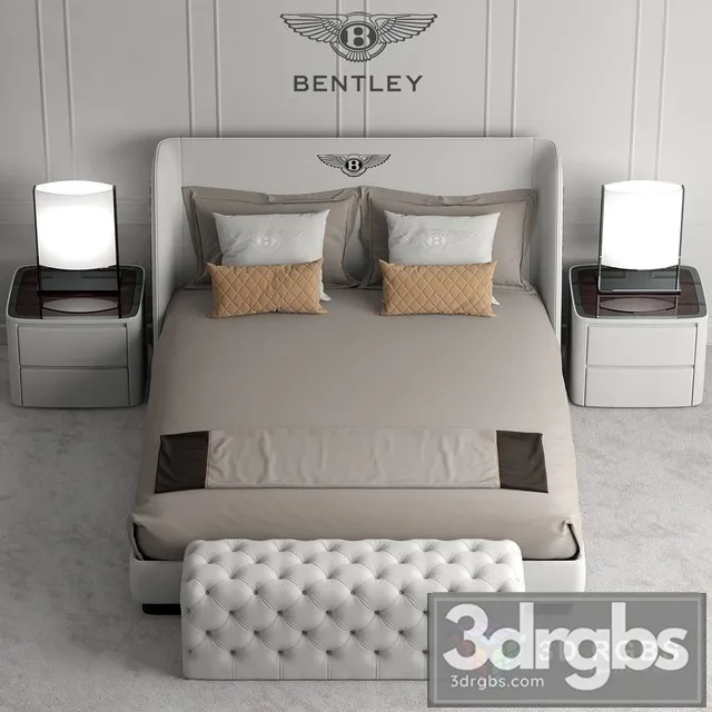 Bentley Home Richmond Bed 3D Model Free