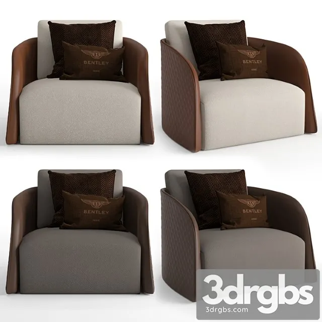 Bentley home swan armchair 3D Model Free