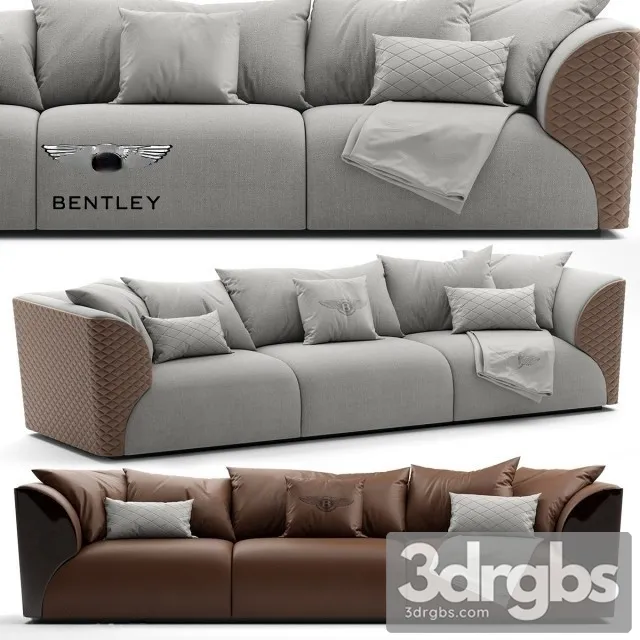 Bentley Home Winston Sofa Sofa 3D Model Free