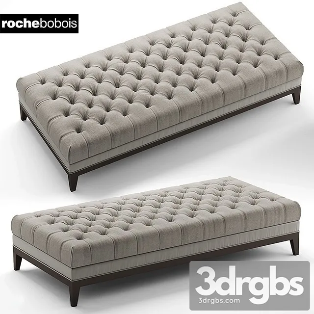 Bentley Tufted Bench 3D Model Free