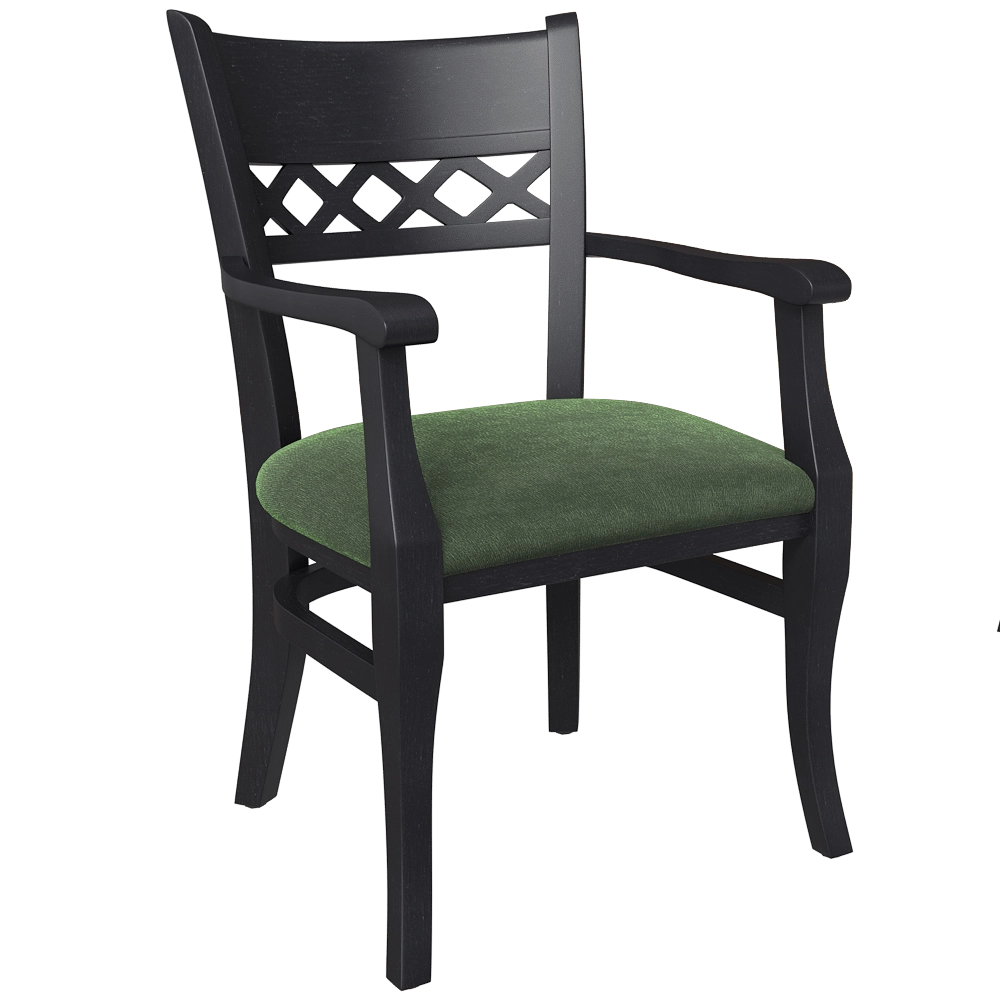 BentWood - Armchair Edinburg 3D Model