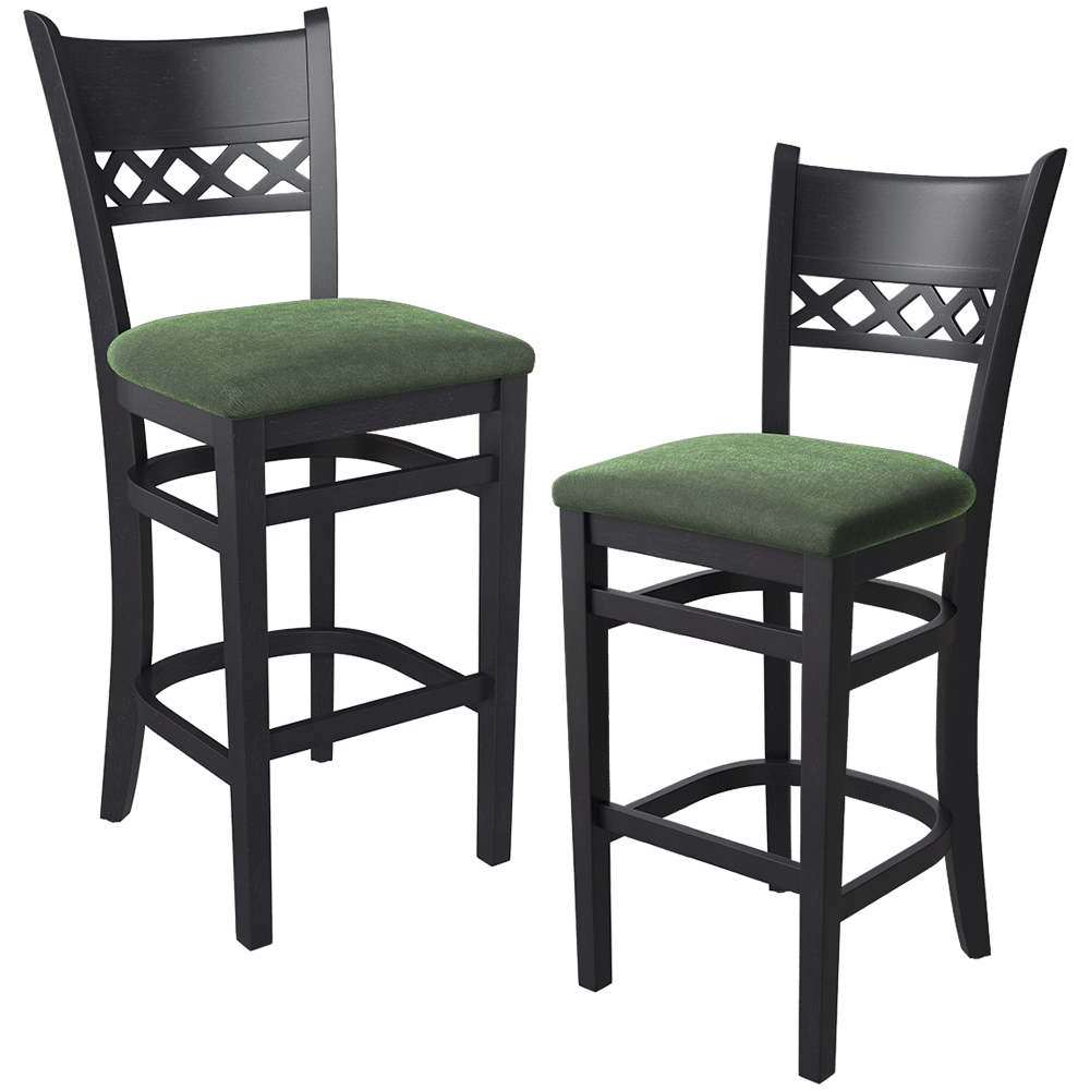 BentWood - Bar stool Edinburgh 3D Model