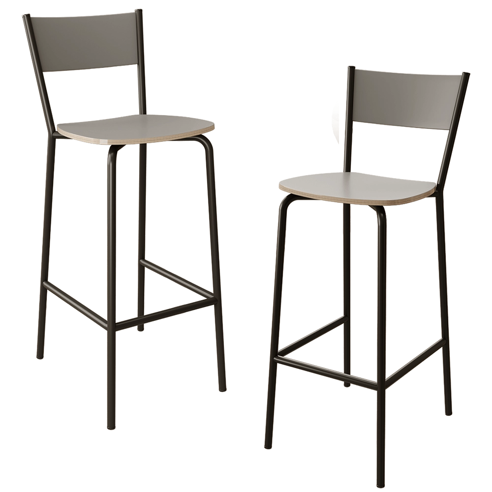BentWood - Bar stool Marsel 3D Model