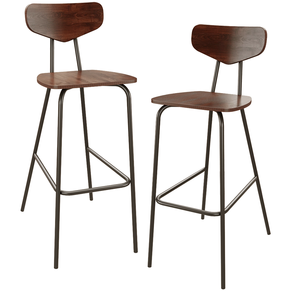 BentWood - Bar stool Melbyrn_B 3D Model