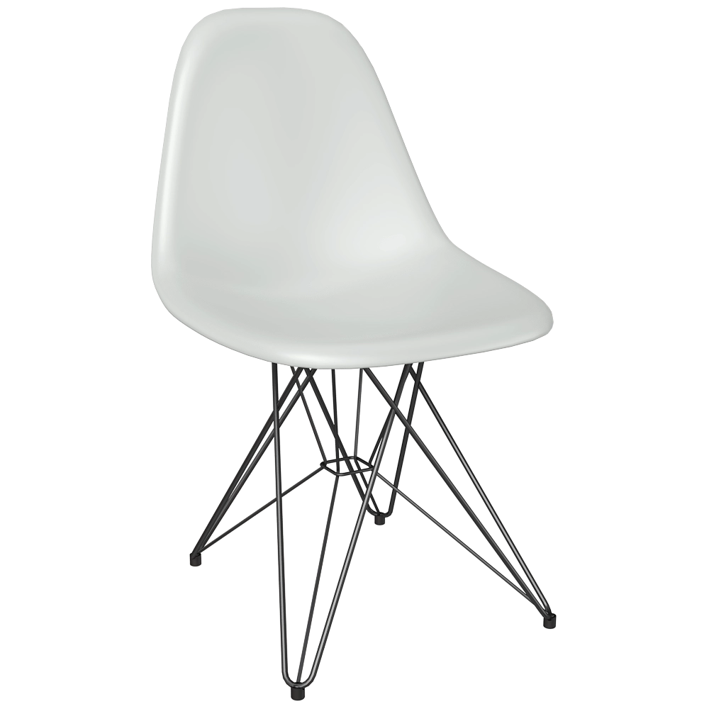 BentWood - Chair Eames M White 3D Model