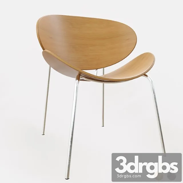 Bentwood leisure reception chair 2 3D Model Free