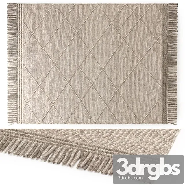 Benuta daphne wool rug 3D Model Free