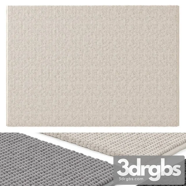 Benuta Naturals Wool Rug Beads Set 05 3D Model Free