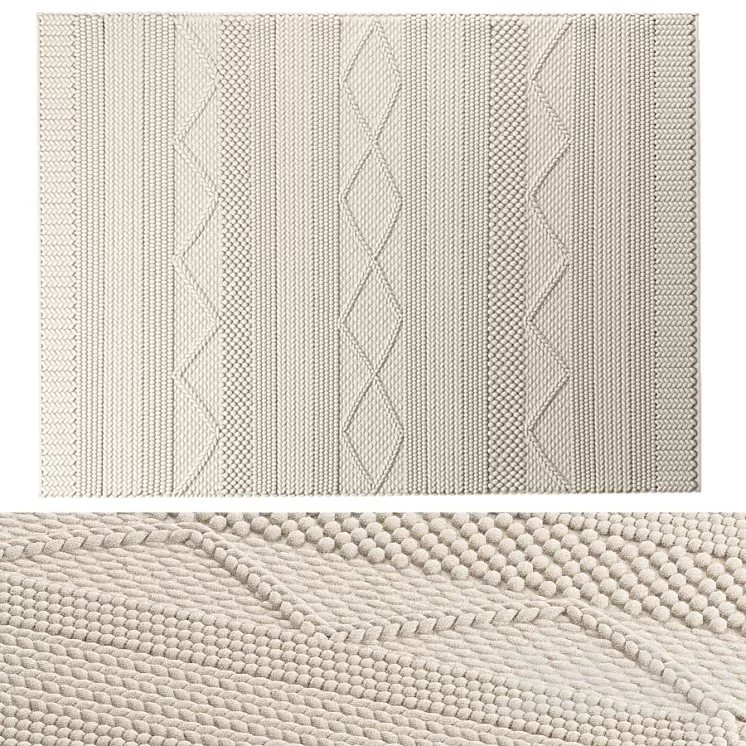 BENUTA WOOL RUG ALVA 3D Model