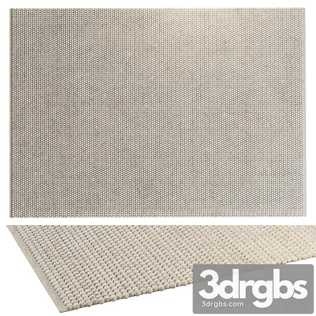 Benuta Wool Rug Beads Cream 3D Model Free