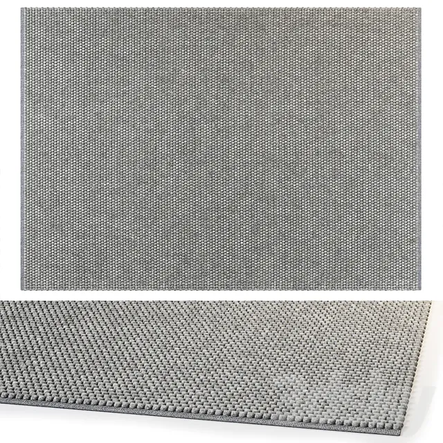 BENUTA WOOL RUG BEADS GRAY 3DModel