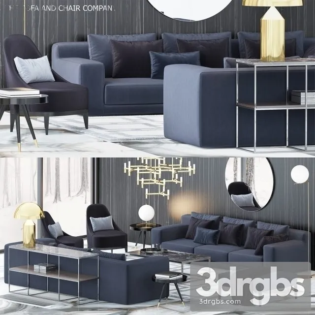 Benz Actros Truck Sofa Set 3D Model Free