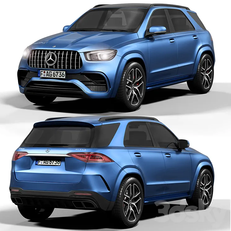 BENZ GLE63S AMG 3D Model Free
