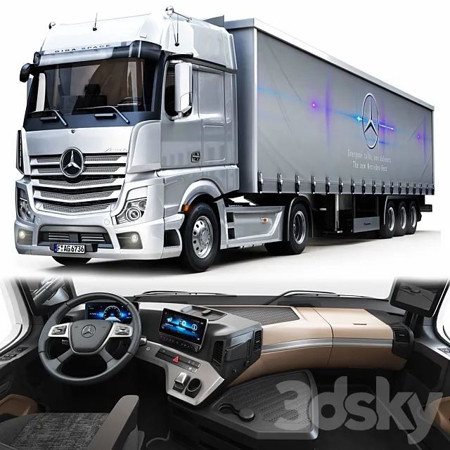 Benz_new actros Free Download