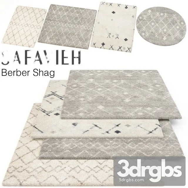 Berber Shag Carpets 3D Model Free