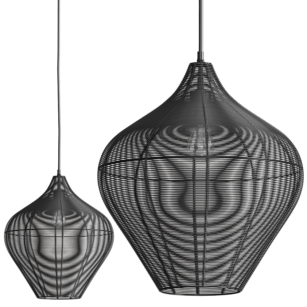 Bergenson Bjorn - Ceiling lamp Vinger Ø36 3D Model