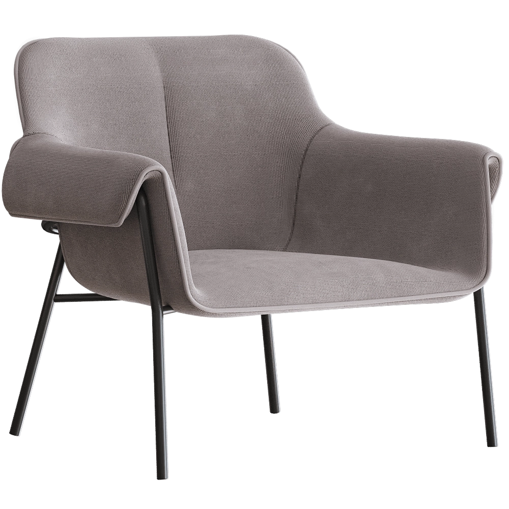 Bergenson Bjorn - Lounge chair Aline 3D Model