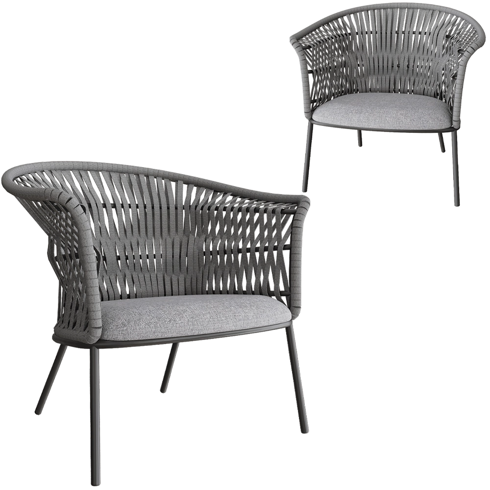 Bergenson Bjorn - Lounge chair Haugen 3D Model