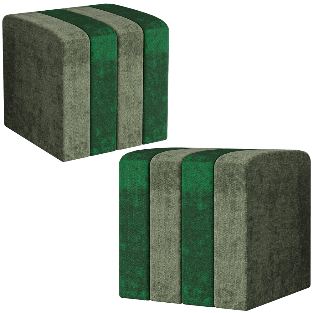 Bergenson Bjorn - Pouf Idar 3D Model