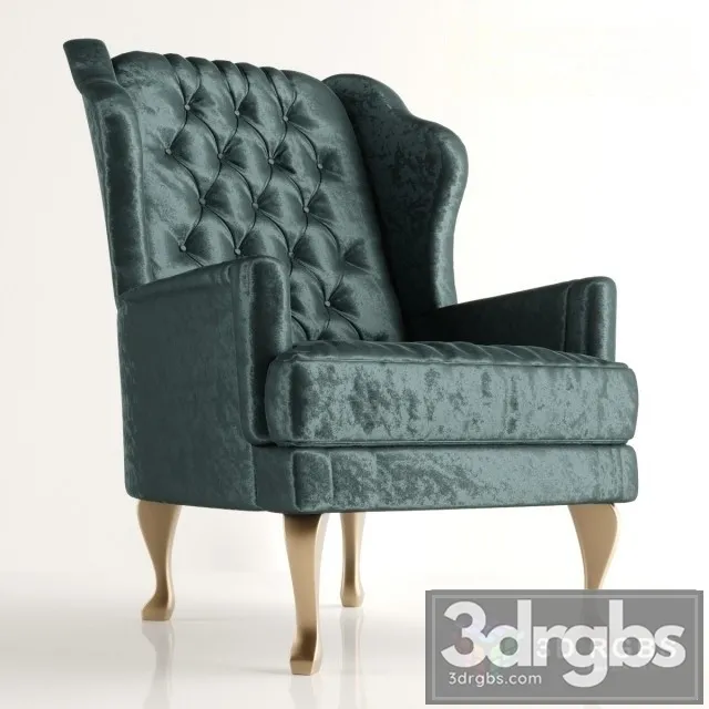 Bergere Nizza Armchair 3D Model Free