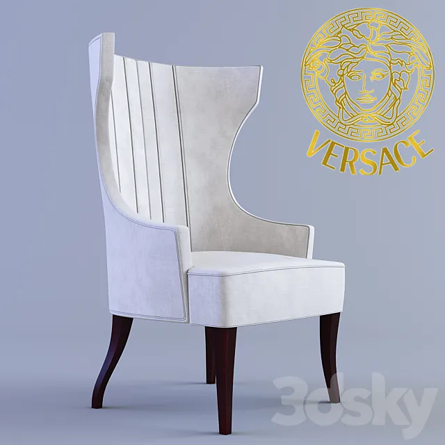 Bergere Pouff Versace Home 3D Model