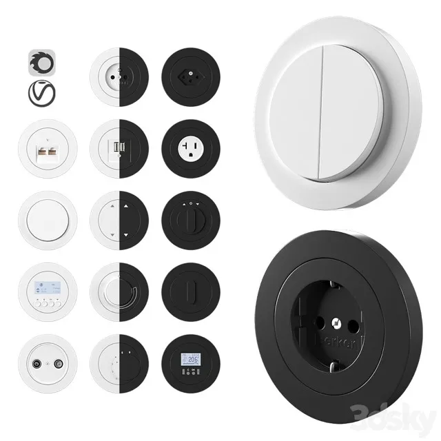 Berker R Classic 3D Model Free